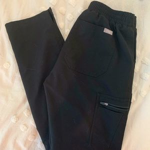 XS Black Figs scrub pants